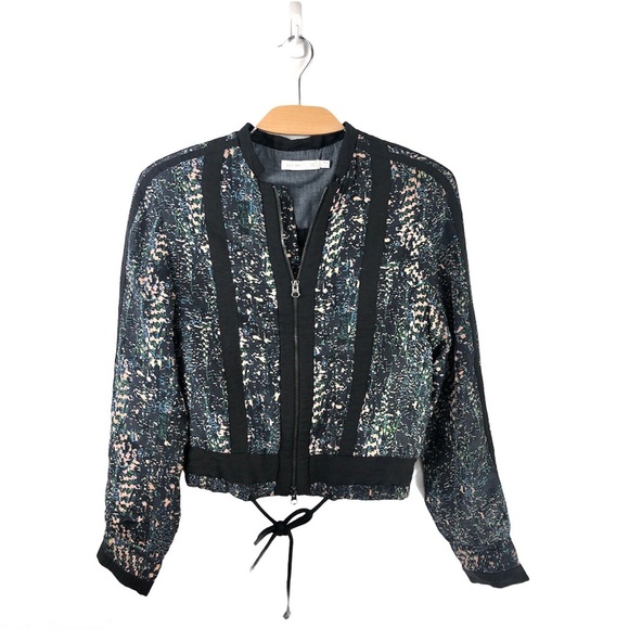 See By Chloe Lightweight Bomber Jacket Size 4 - Picture 4 of 9